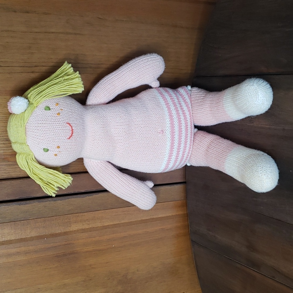 Blabla ALICE Hand-Knit 18" Plush Doll